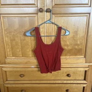 Red tanktop